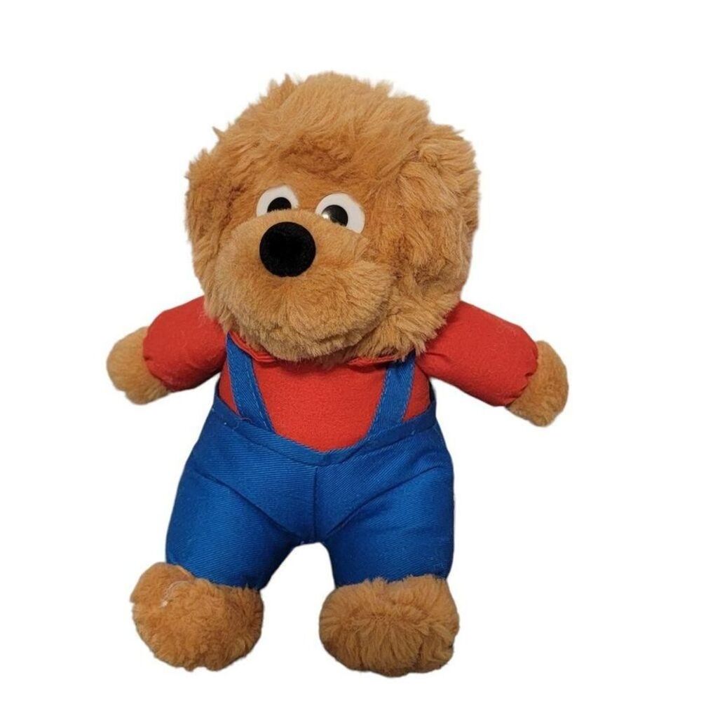 Vintage The Berenstain Bear By Chosun Brown Free Standing‎ Soft Stuffed Toy